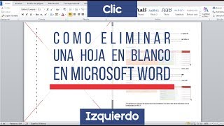 Como eliminar una hoja en blanco en Word [upl. by Xeno498]