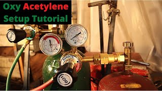 OxyAcetylene Regulator Setup Tutorial [upl. by Lamoureux]