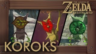 Zelda Breath of the Wild  All Korok Seeds Hyrule Castle Locations 875  900 [upl. by Annoed844]