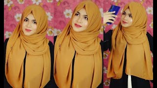 Without Inner Cap amp Full Coverage Chiffon Hijab Style  EP1 Chiffon Freak  MUNA [upl. by Raycher]