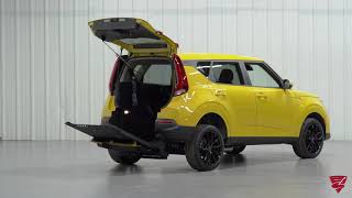 Wheelchair Accessible Kia Soul Demonstration  Wheelchair SUV  Freedom Motors USA [upl. by Justus]