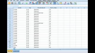 How to Change Variables from String to Numeric In SPSS [upl. by Themis136]