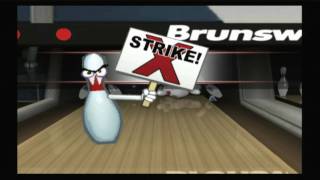 Classic Game Room HD  BRUNSWICK PRO BOWLING Wii review [upl. by Ahseyn]