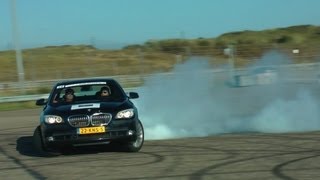 BMW 760LI  Drifting and burning his tires [upl. by Amo]