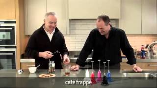 How to make a frappé coffee using an aerolatte milk frother [upl. by Ardyth747]