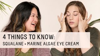 Squalane  Marine Algae Eye Cream  4 Things To Know  Biossance [upl. by Jari628]