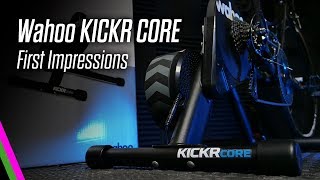 Wahoo KICKR CORE  Unboxing Setup and 1st Ride Impressions [upl. by Anahir892]