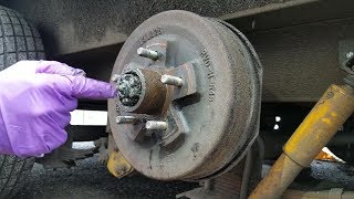 How To Replace RV Trailer Brakes Hubs Rotors amp Repack Bearing Grease [upl. by Drarig]