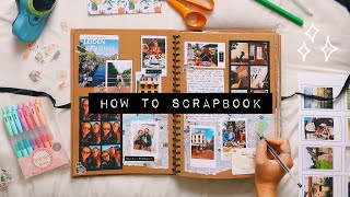 DIY HOW TO SCRAPBOOK ideas amp inspiration [upl. by Sola]