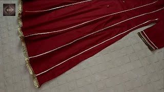 Kaliyon Wala Frock  Panel Kurti Cutting And Stitching  Frock Cutting And Stitching [upl. by Winshell984]