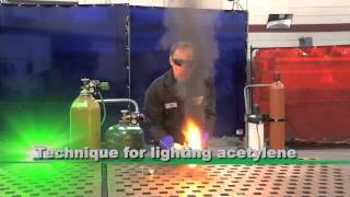 Victor Lighting Acetylene Torch [upl. by Joela]