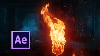 Realistic FIRE Simulation  After Effects TUTORIAL [upl. by Tiphani]