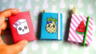 DIY MINI NOTEBOOKS  Makkelijke Kawaii Notitieboekjes How to [upl. by Anelagna349]