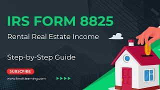 How to Complete IRS Form 8825  Reporting Rental Income for Partnerships [upl. by Osmo340]