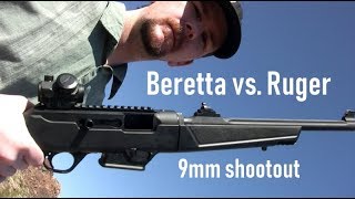 Beretta Cx4 Storm vs Ruger PC Carbine 9mm Shootout  Who Wins [upl. by Dine]