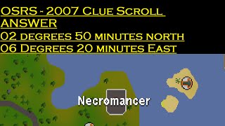 OSRS  02 degrees 50 minutes north 06 degrees 20 minutes east  CLUE SCROLL [upl. by Mears]