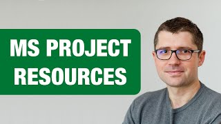 MS Project Resources  Resource Types and Allocation [upl. by Hazel]