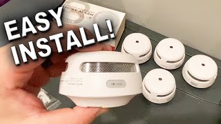 How to Install amp Setup XSense Wireless Interconnected Smoke Detectors [upl. by Gregrory]