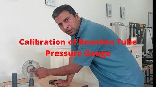 Calibration of Bourdon tube pressure gauge  Experiment No 03 [upl. by Liagiba]