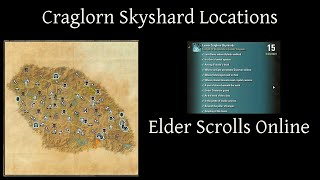 Craglorn Skyshard Locations Elder Scrolls Online ESO [upl. by Innoj]