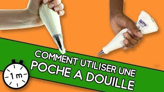 Comment utiliser une poche à douille  Astuce YouCook [upl. by Narrat807]