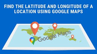 1Minute Google Maps Find the Latitude and Longitude of a Location [upl. by Nezam346]