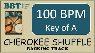 Cherokee Shuffle bluegrass backing track [upl. by Onaled]