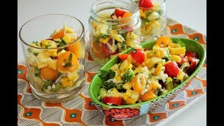 SALADE LEGERE DE COURGETTE JAUNE Par QUELLE RECETTE [upl. by Rothstein241]