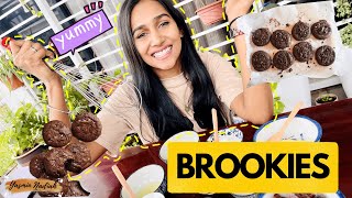 HOW TO bake BROOKIES Brownies  Cookies  ALL ABOUT CHOCOLATES  Yasmin Nadiah [upl. by Ttej]