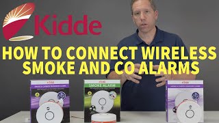 How To Connect Wireless SmokeCO Alarms  Kidde Wireless [upl. by Ahsiugal]