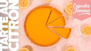 Tarte au Citron AKA Lemon Tart Recipe  Cupcake Jemma [upl. by Yellek136]