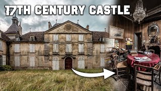 Incredible Abandoned 17th Century Castle in France  FULL OF HISTORICAL TREASURES [upl. by Ahsiena]