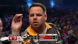 WHAT A MATCH Phil Taylor v Adrian Lewis  Auckland Darts Masters 2016 [upl. by Kwan]