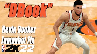 Devin Booker Jumpshot Fix NBA2K22 [upl. by Jeavons]