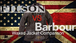 Barbour Vs Filson Waxed Jackets [upl. by Bab]