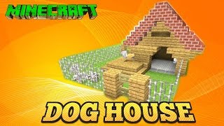 MINECRAFT TUTORIAL DOG HOUSE TU33 [upl. by Kalindi323]