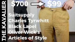 Trousers Without Beltloops  Best Places to Buy from 99  700  OTR to MTM [upl. by Nikaniki]