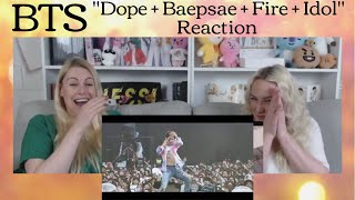 BTS quotDope  Baepsae  Fire  Idolquot in Japan  Reaction [upl. by Eannyl]