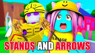 AUT How to Get Arrows and Stands in A Universal Time New Universe Roblox Release Day [upl. by Anaela]