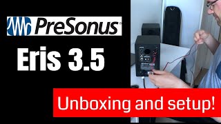 Presonus Eris E35 unboxing installation and test [upl. by Lemhar]