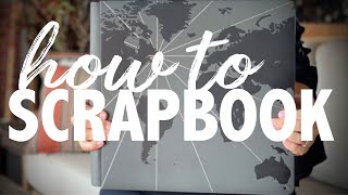 How to Scrapbook  Tips amp Techniques [upl. by Erlewine]