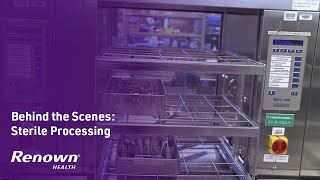 Behind the Scenes Sterile Processing [upl. by Qulllon]