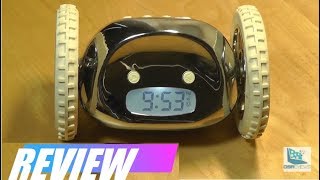 REVIEW Clocky  Runaway Alarm Clock on Wheels Original [upl. by Anirb]