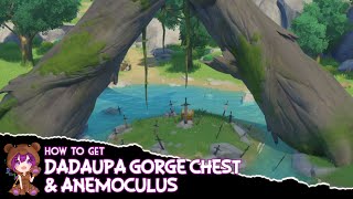 Genshin Impact  How to get Dadaupa Gorge Chest amp Anemoculus [upl. by Nyberg574]