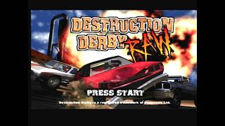 Playthrough PSX Destruction Derby Raw [upl. by Harland]