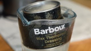 How to wax your Barbour Jacket Waterproofing wax thornproof dressing for wax jackets [upl. by Leahcimal]