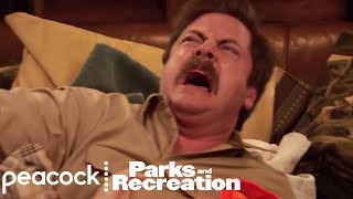 Leslie Knope Shoots Ron Swanson  Parks and Recreation [upl. by Nwahsor]