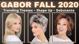 NEW GABOR FALL 2020 SHOWCASE Wig Review  Trending Tresses  Debutante  Shape Up  STYLING FOR EACH [upl. by Labanna]