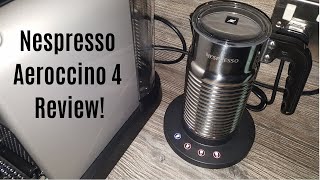 Nespresso Aeroccino 4 Milk Frother Review  Worth upgrading from the Aeroccino 3 [upl. by Baptist]