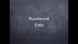 RosannaToto Lyrics [upl. by Ordisy]